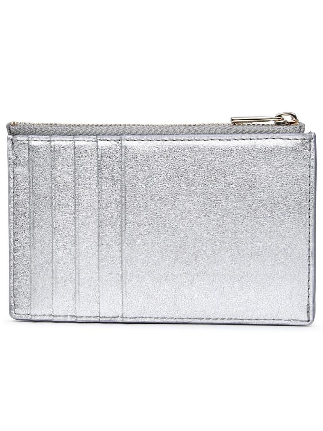 Furla Logo Plaque Zipped Card Holder