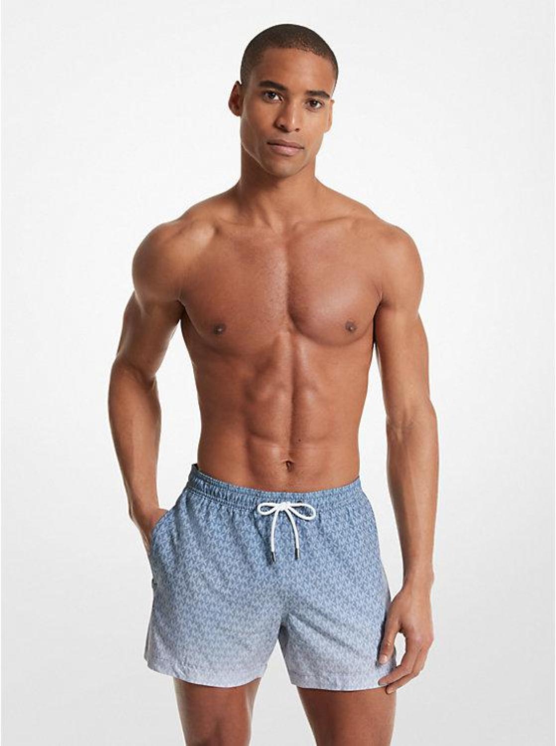 Ombré Logo Swim Trunks