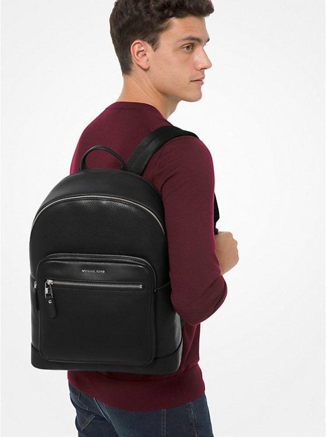 Hudson Pebbled Leather Backpack