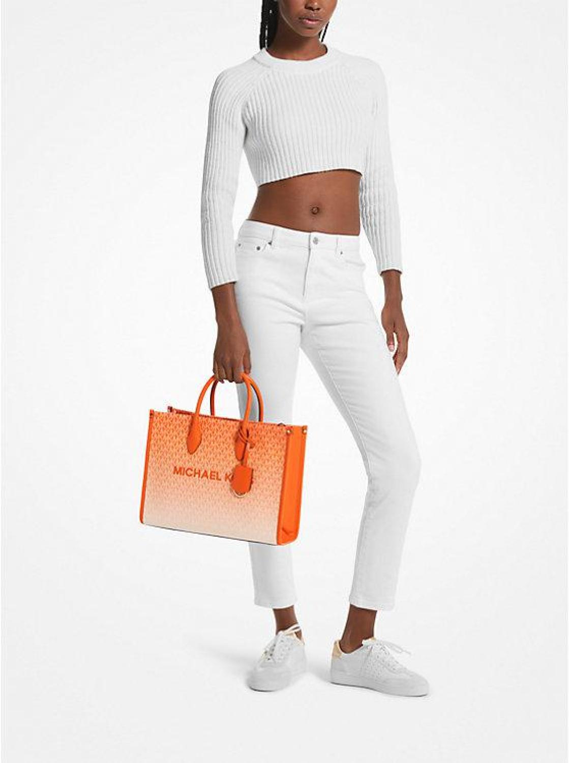 Mirella Medium Ombré Logo Tote Bag