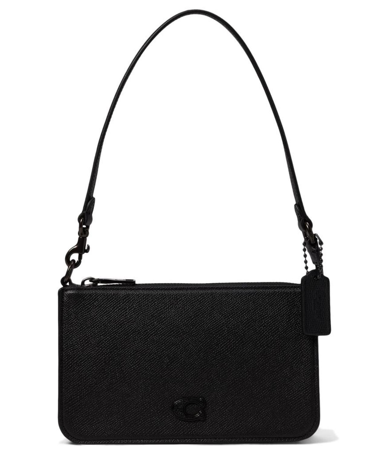 Pouch Bag in Cross Grain Leather