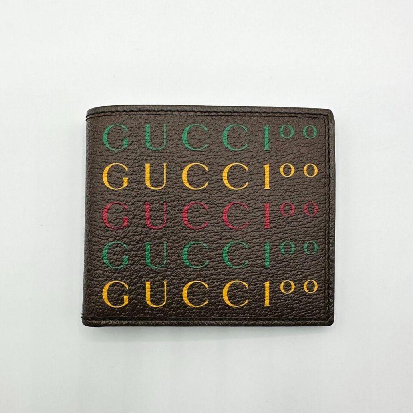 Gucci 100 Centennial Men's  Leather Bifold Wallet