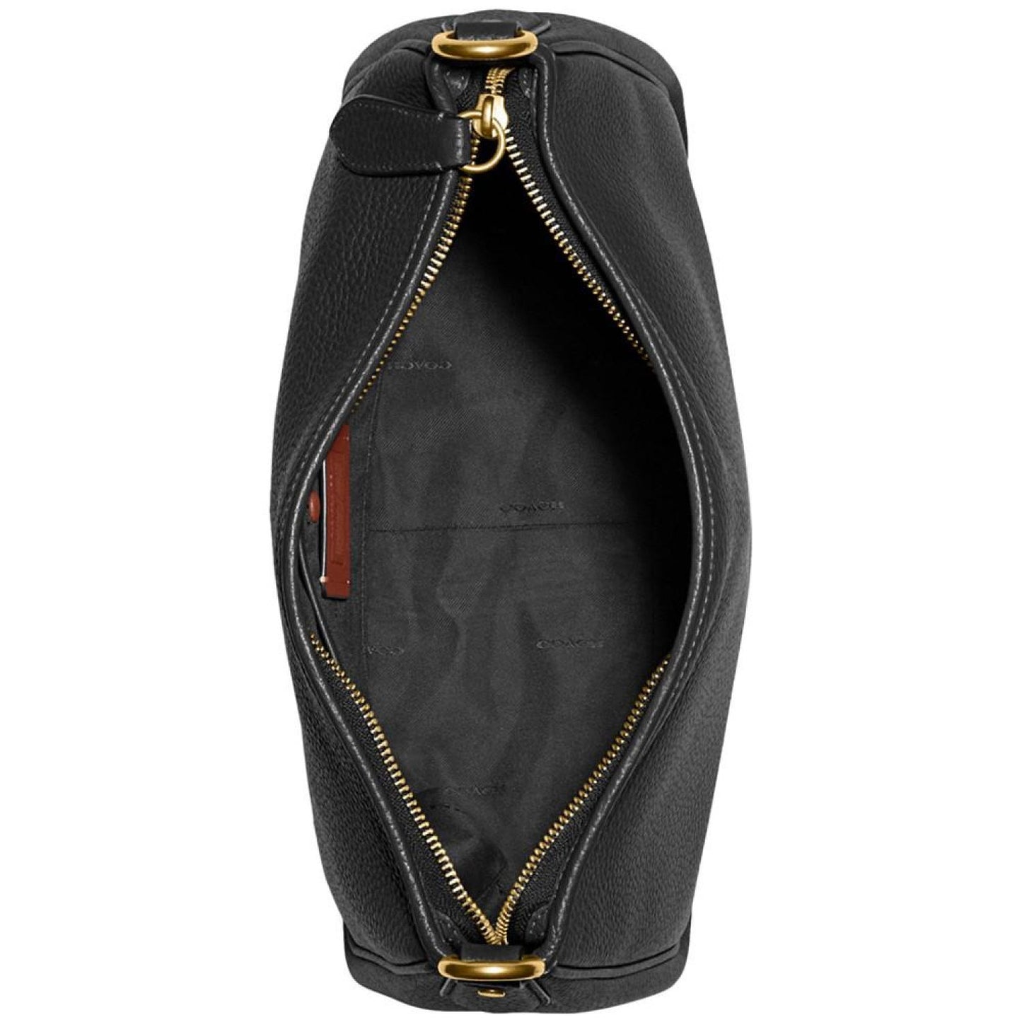 Soft Pebble Leather Cary Shoulder Bag with Convertible Straps