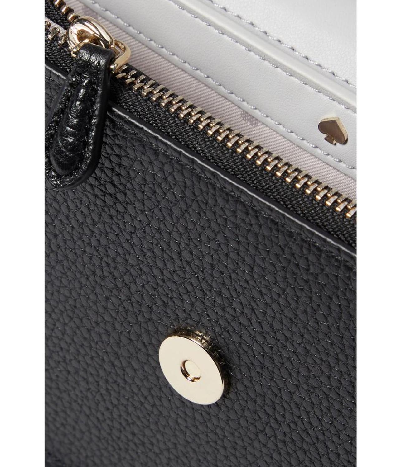 Knott Pebbled Leather Flap Crossbody