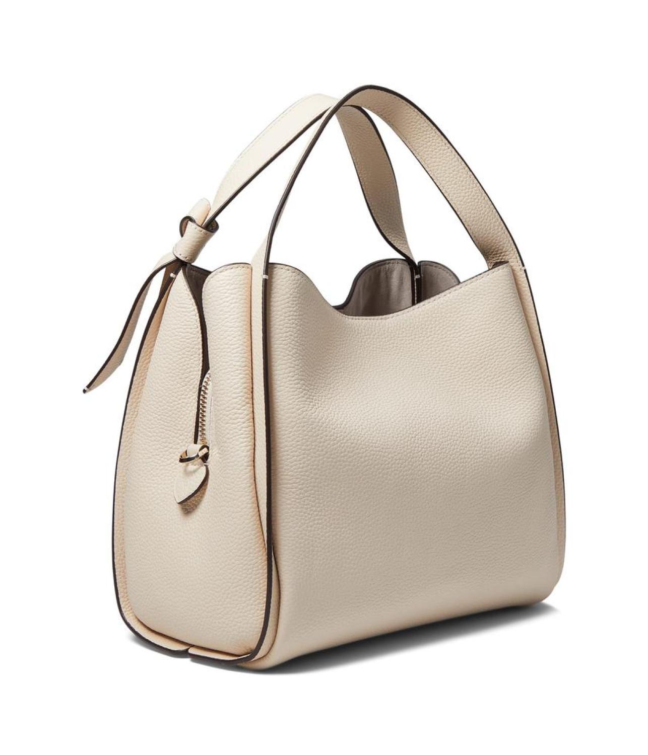 Knott Pebbled Leather Medium Crossbody Tote