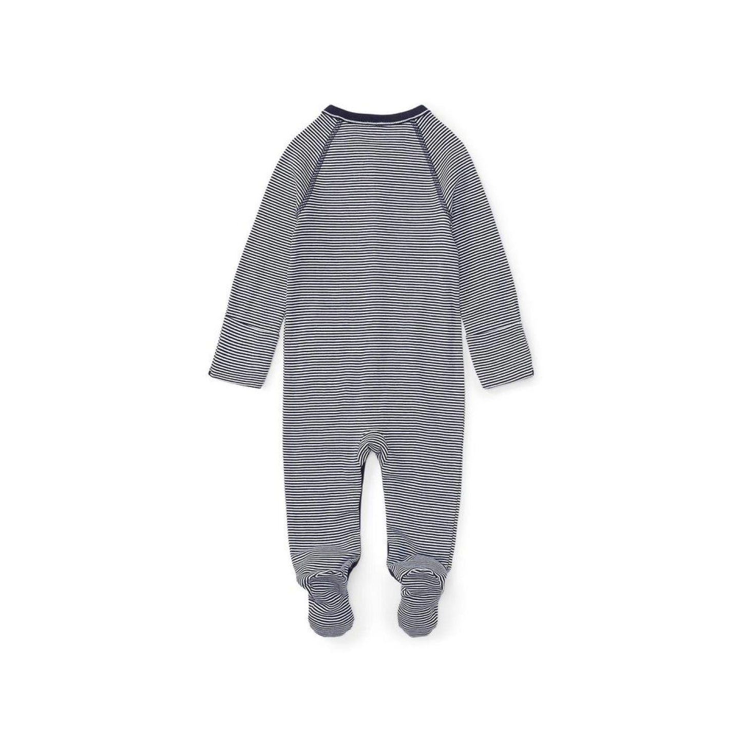 Striped Cotton Jersey Coverall (Infant)