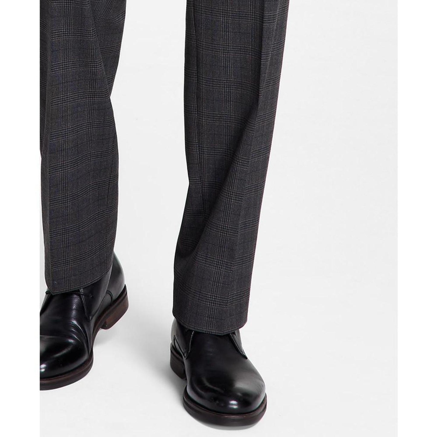 Men's Classic Fit Flat Front Creased Pants