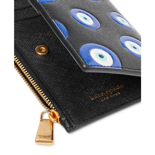 Morgan Good Luck Dot Embellished Small Slim Bifold Wallet