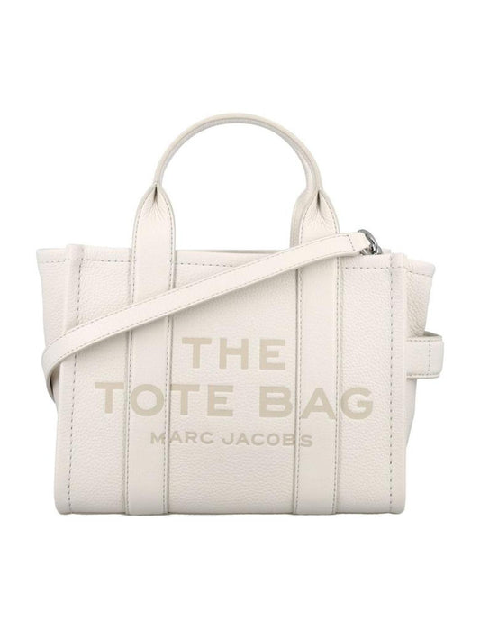 Marc Jacobs Logo Printed Zip-Up Small Tote Bag