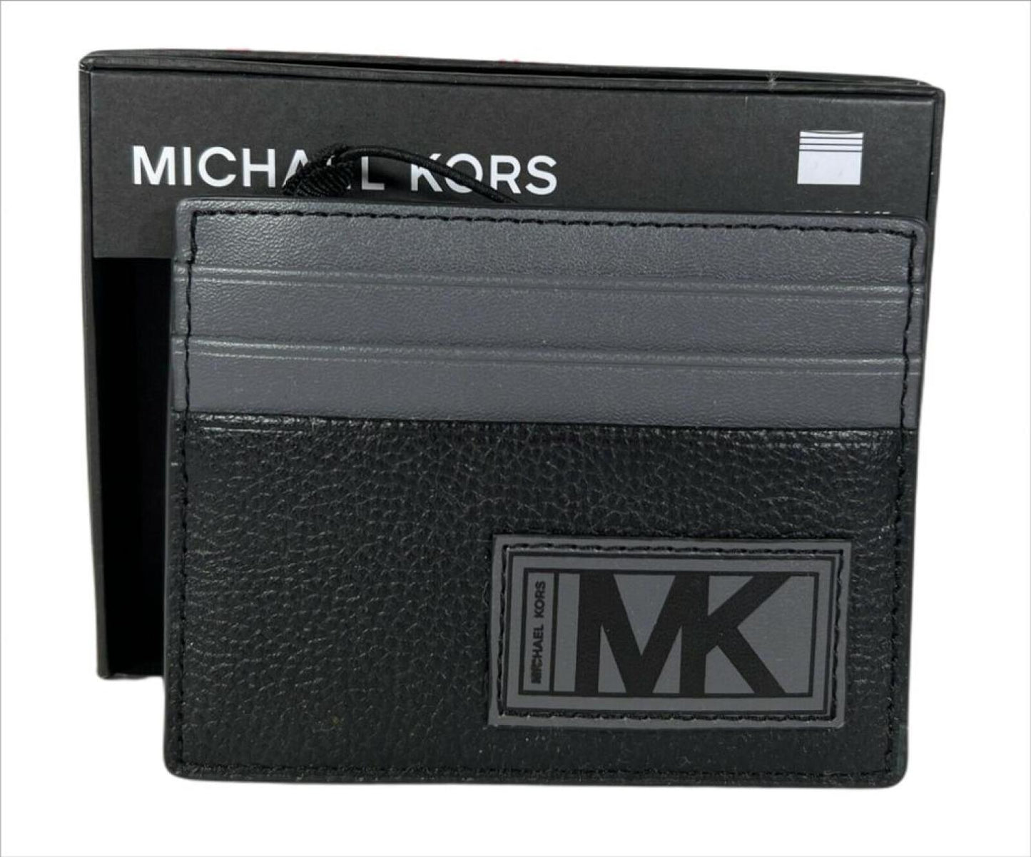 Michael Kors Warren Slim Leather Tall Card Case
