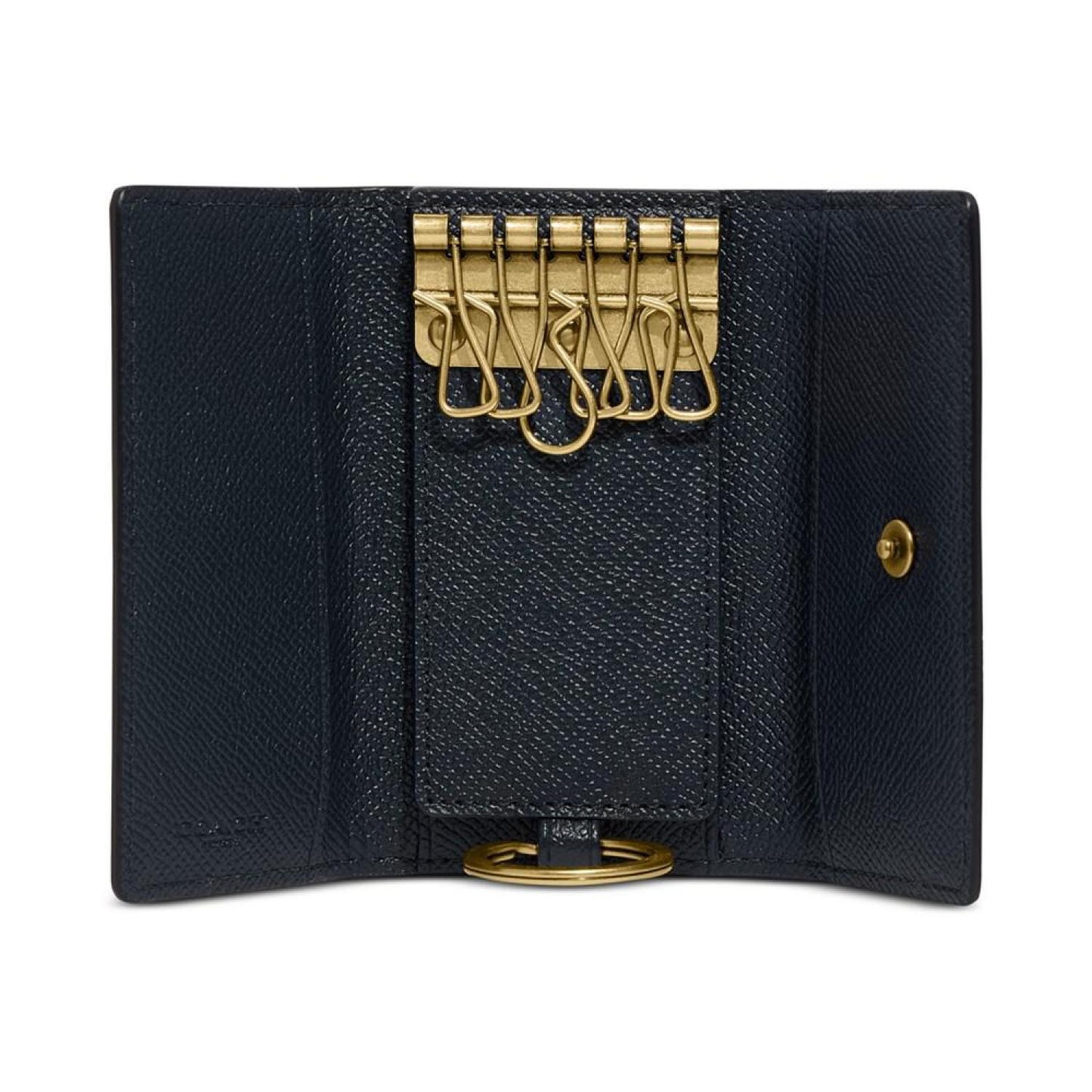 Crossgrain Leather 6 Ring Snap Closure Key Case