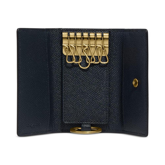Crossgrain Leather 6 Ring Snap Closure Key Case