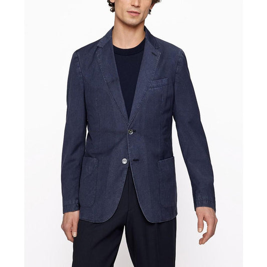 Men's Slim-Fit Single-Breasted Jacket