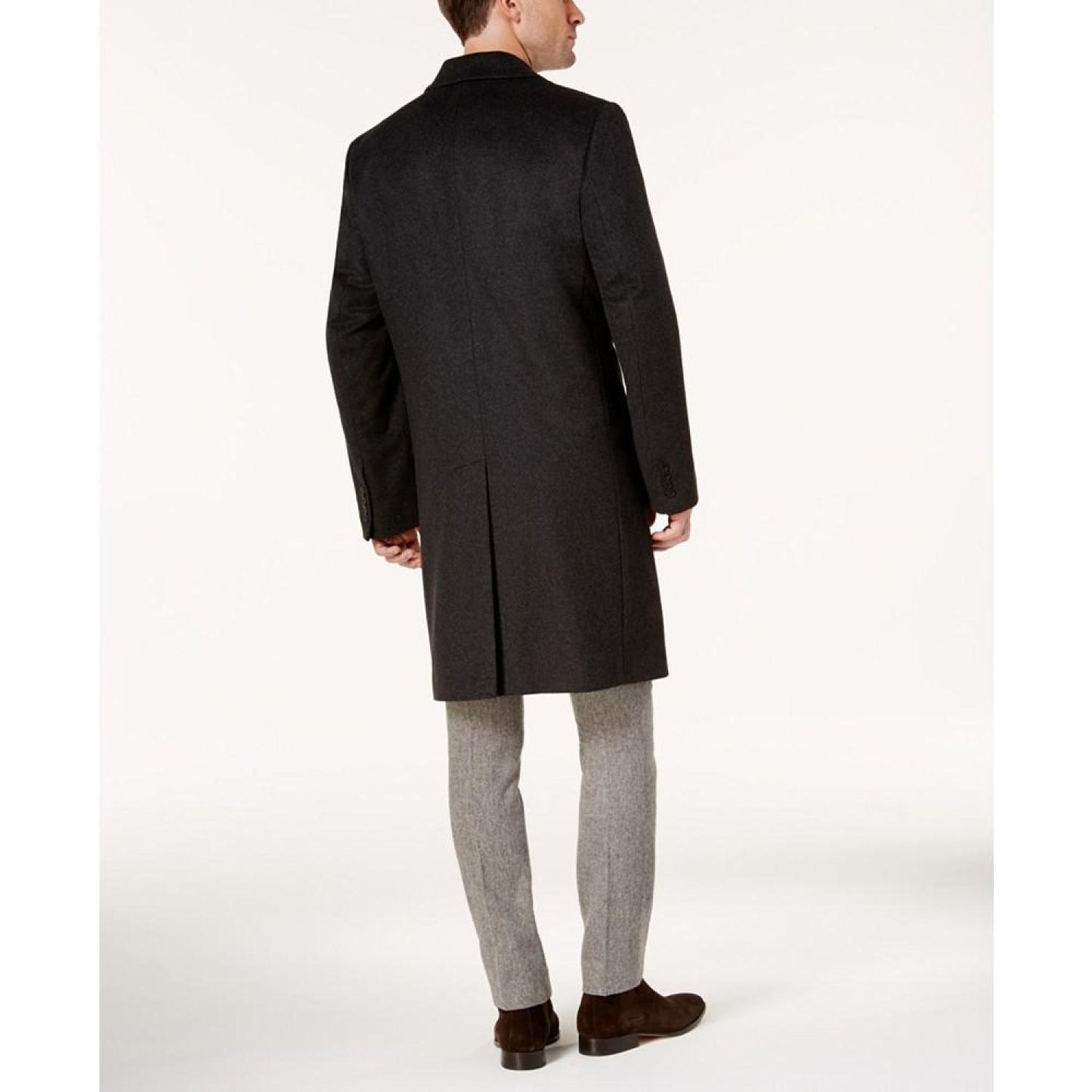 Michael Kors Men's Madison Wool Blend Modern-Fit Overcoat