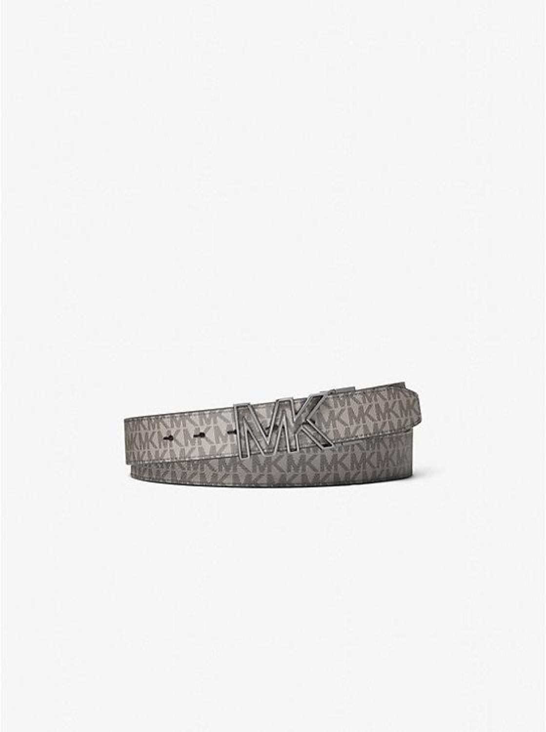 Reversible Logo and Faux Leather Belt