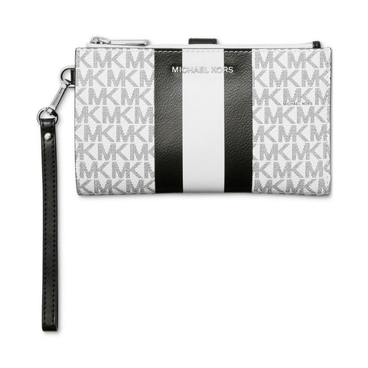 Logo Jet Set Double Zip Wristlet