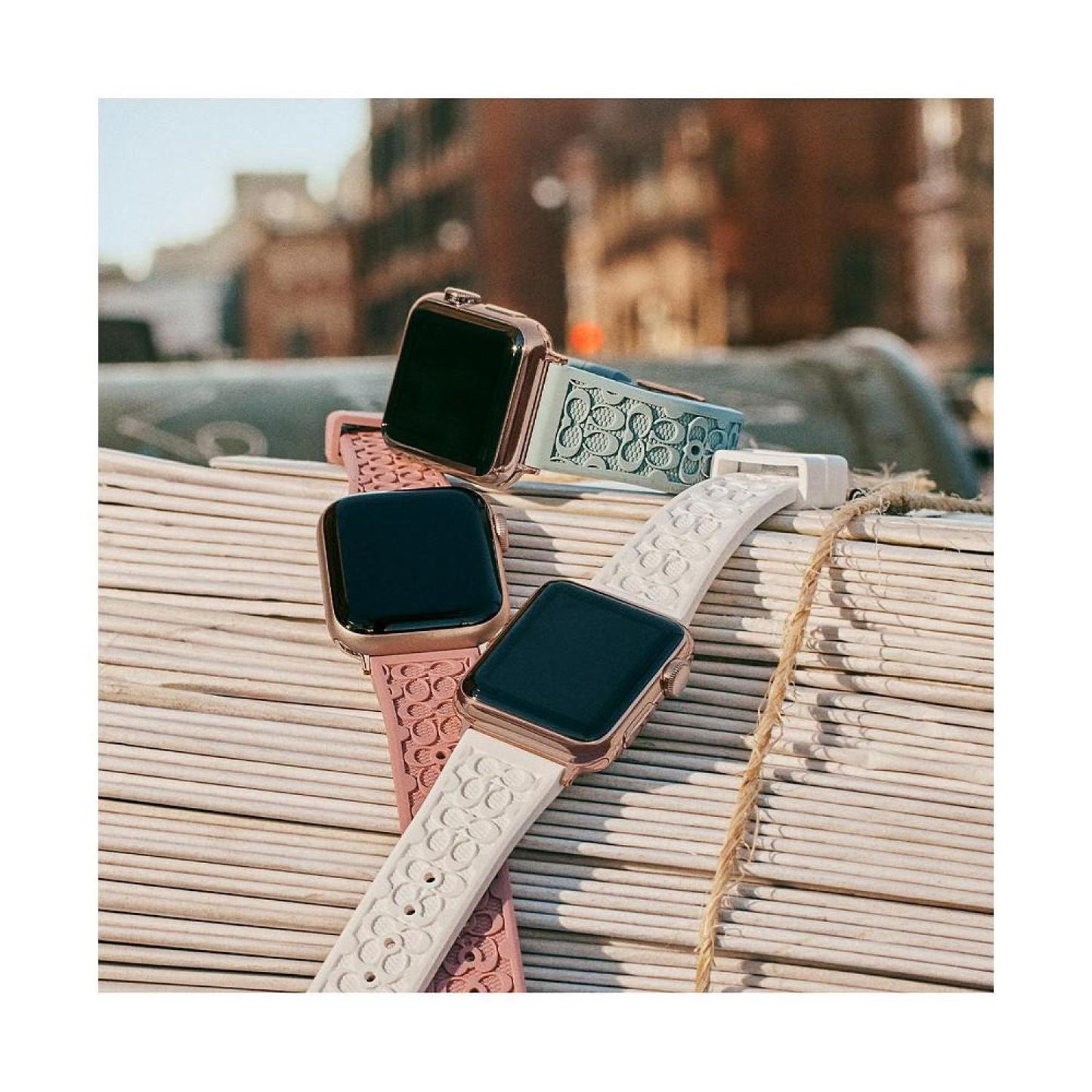 White Rubber 38/40/41mm Apple Watch® Band