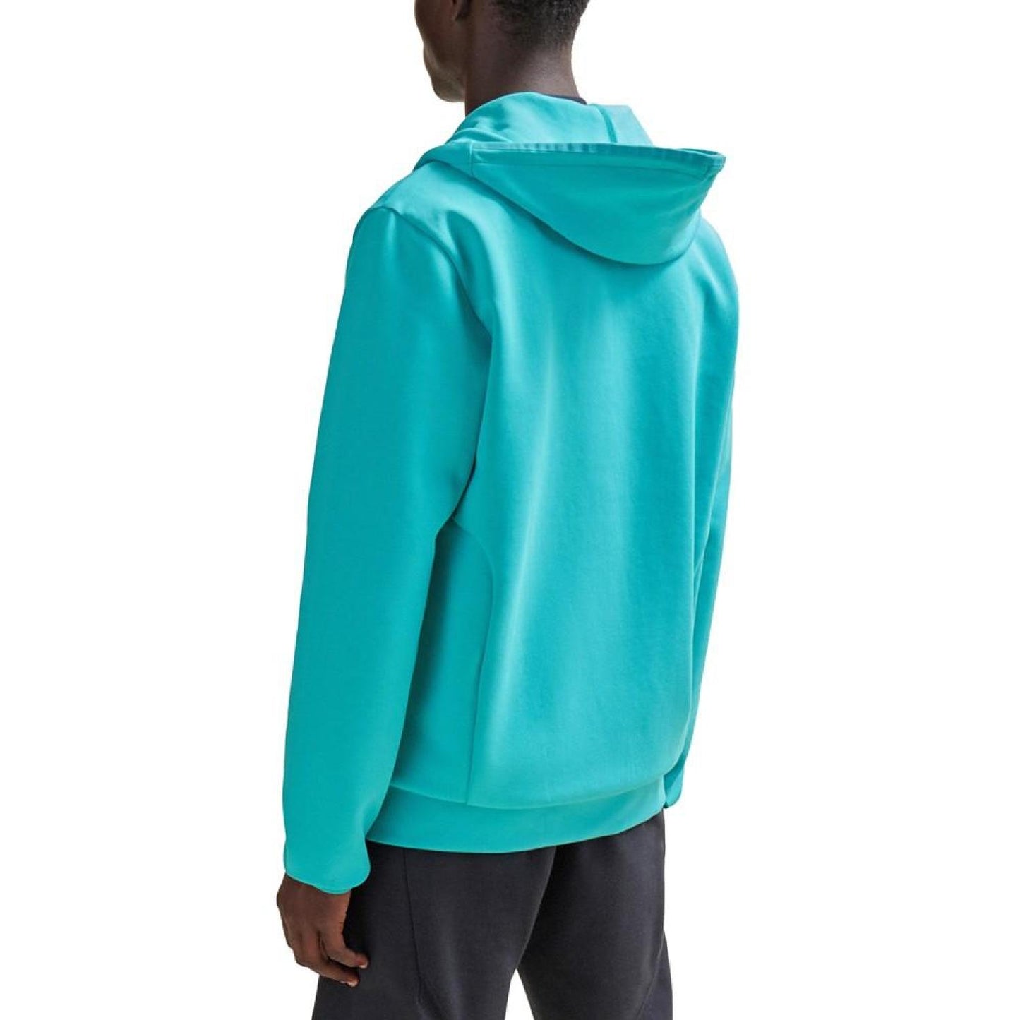 Men's HD Logo Print Zip-Up Hoodie