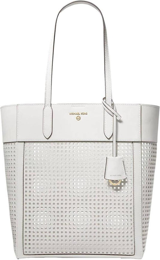 Women's Sinclair Large North-South Shopper Tote Bag In White