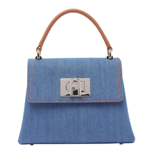 Furla 1927 Mini Denim Tote Bag
