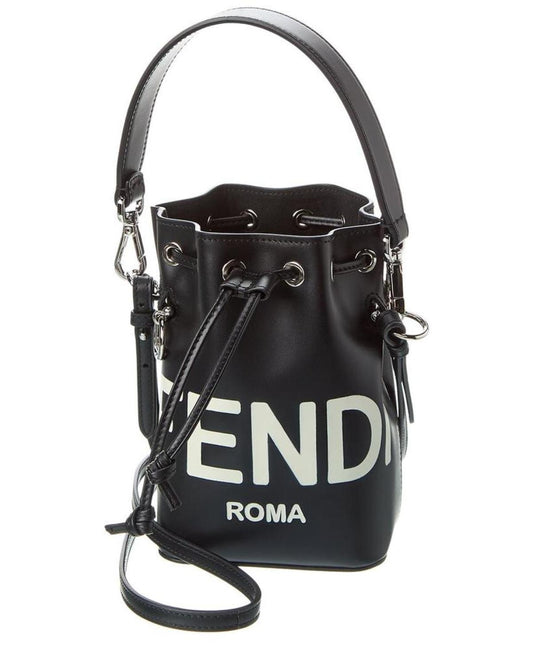 FENDI Mon Tresor Mini Leather Bucket Bag