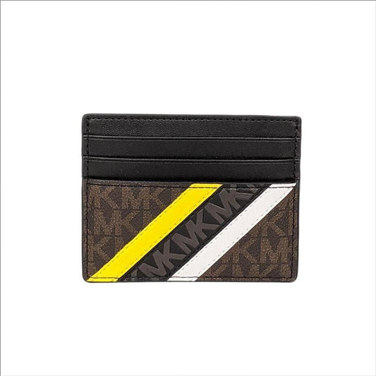 Michael Kors  Slim MK Signature Leather Tall Card Case & MK Gift-bag