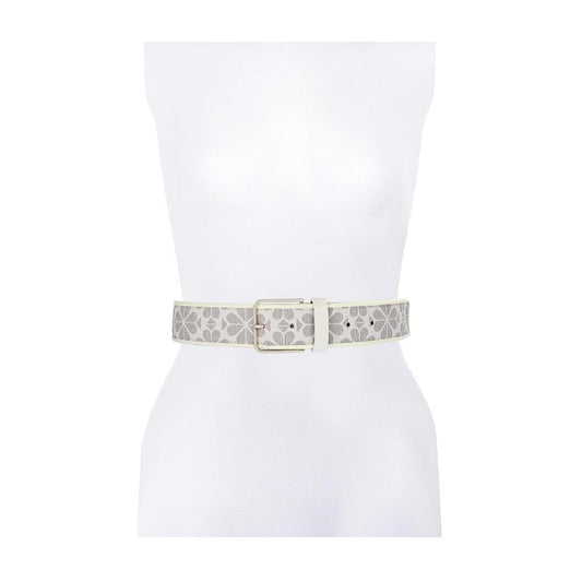 Women's 40mm Logo Coated Canvas Belt