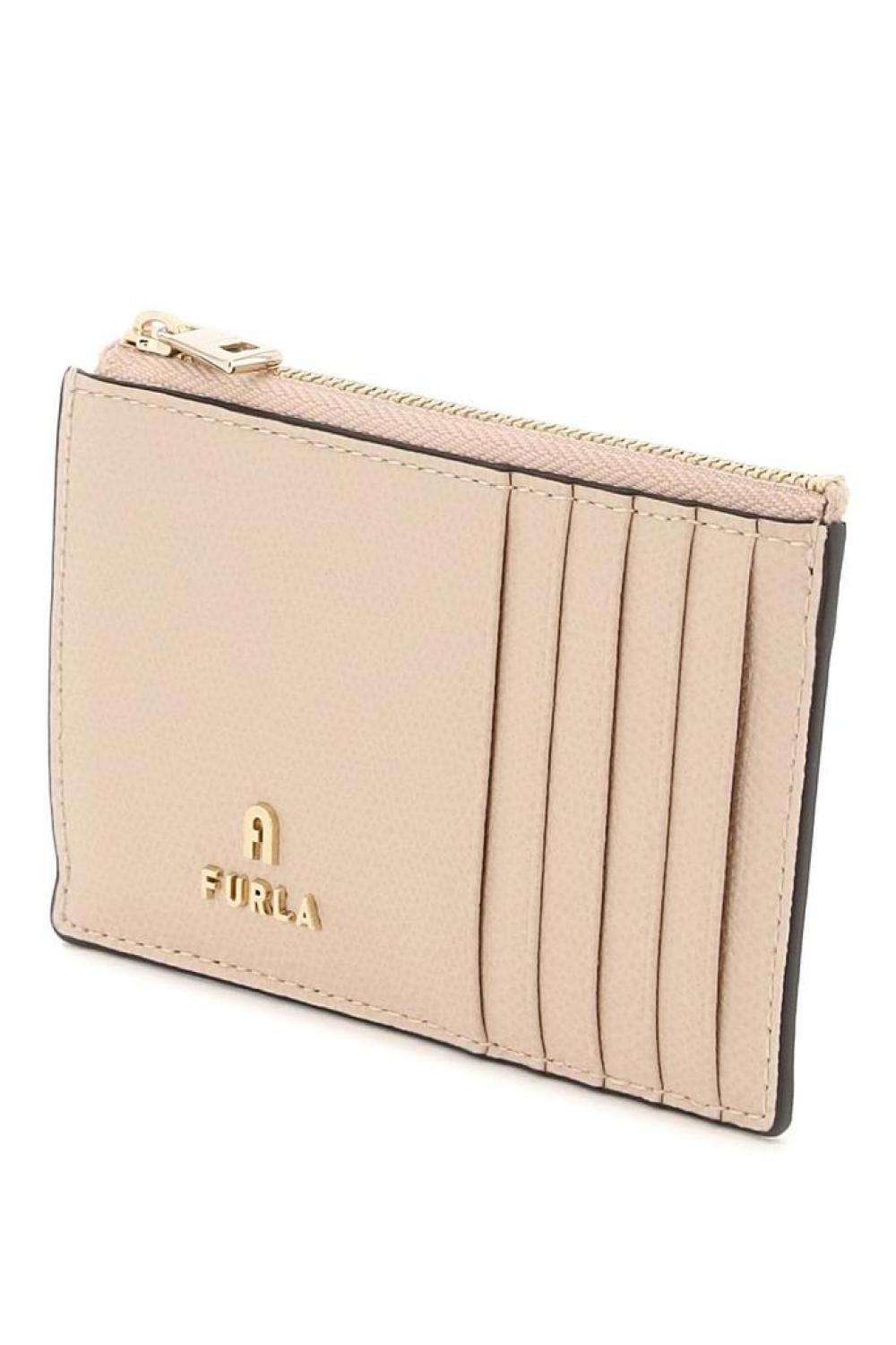 Furla Logo Plaque Zipped Cardholder