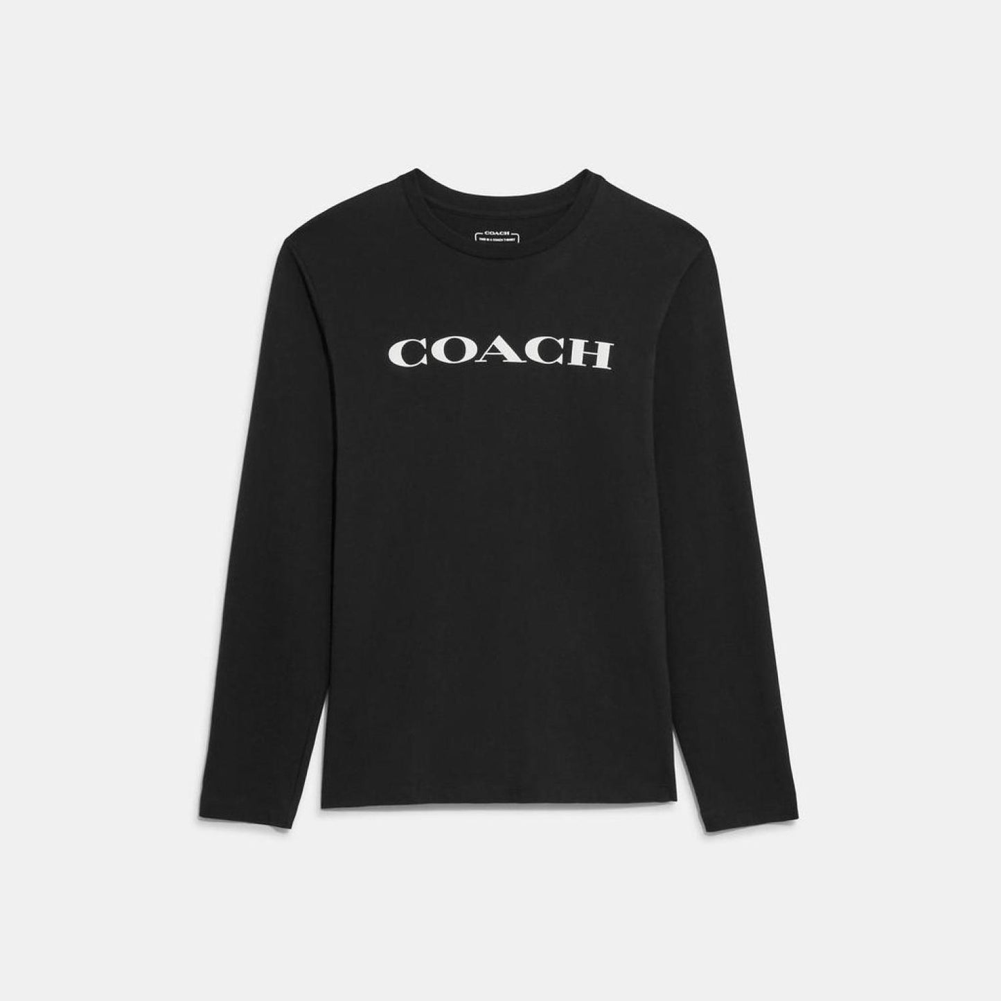 Coach Outlet Essential Long Sleeve T Shirt In Organic Cotton