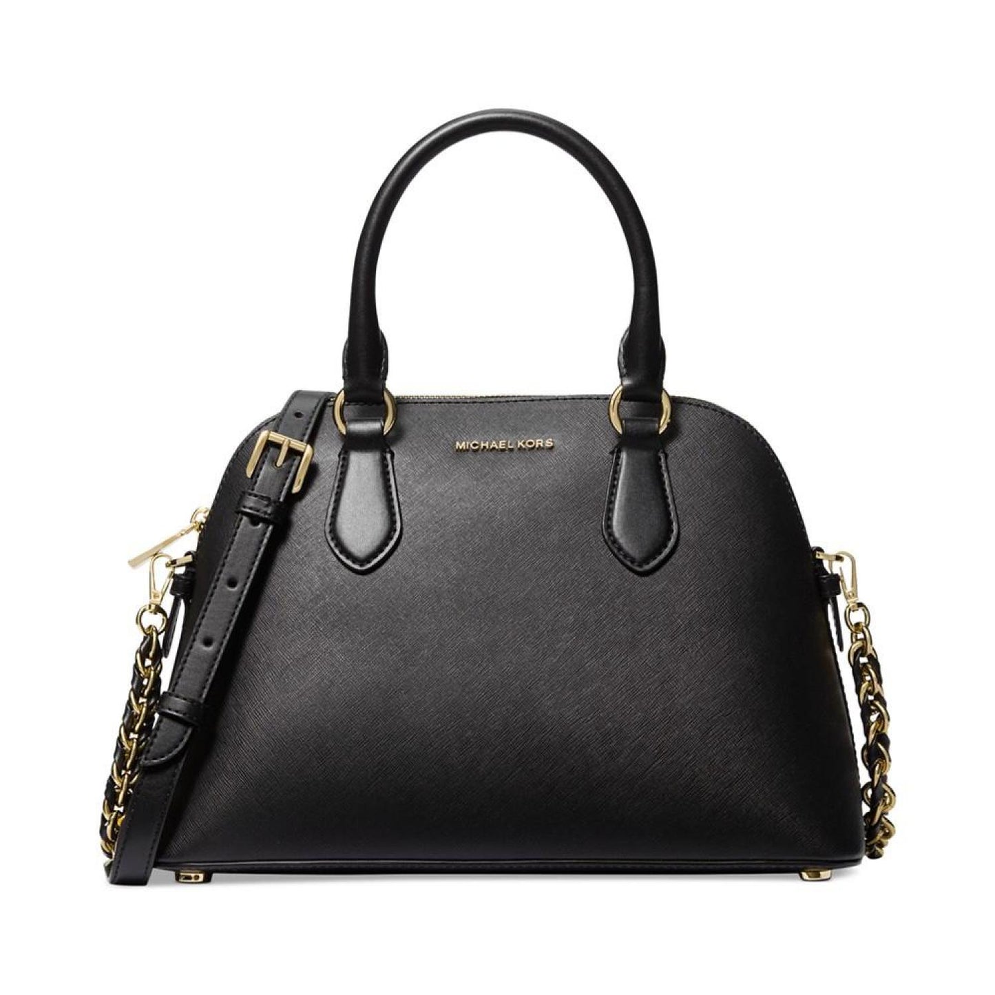 Veronica Medium Leather Dome Satchel
