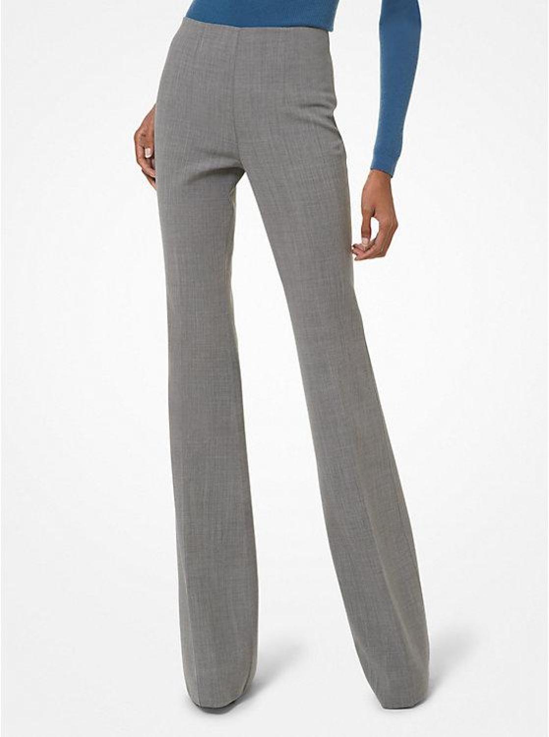 Brooke Stretch Crepe Flared Pants