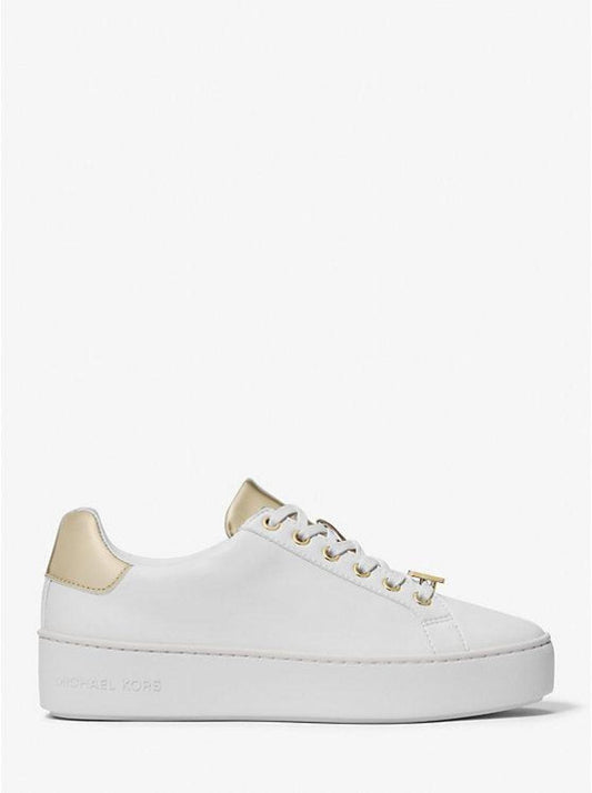 Poppy Two-Tone Faux Leather Sneaker