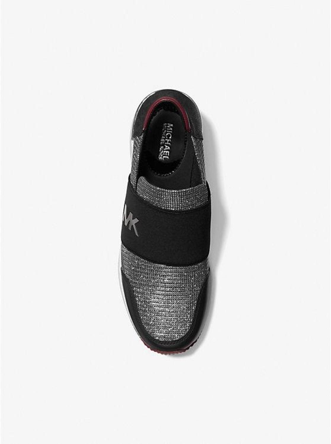 Felix Glitter Chain-Mesh Trainer