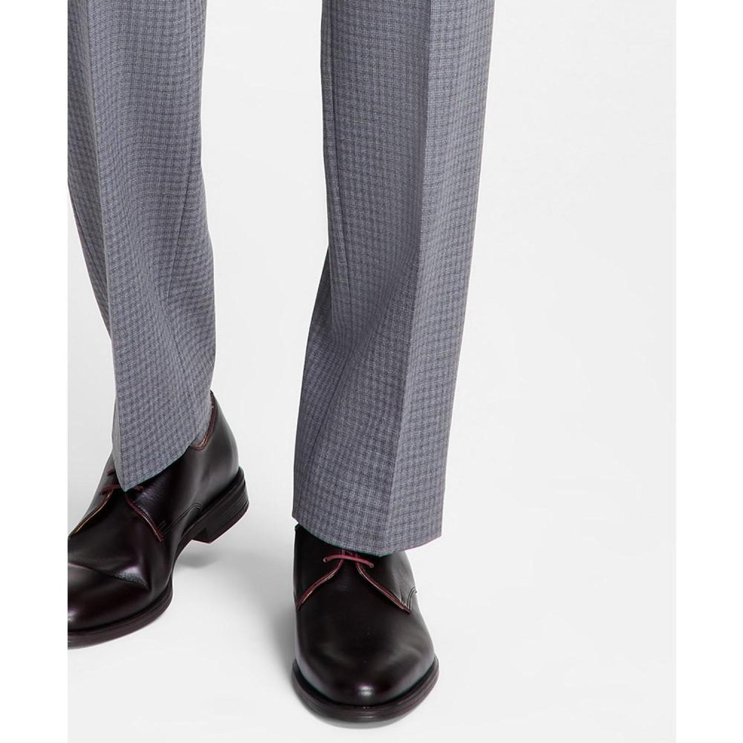 Men's Classic Fit Flat Front Creased Pants