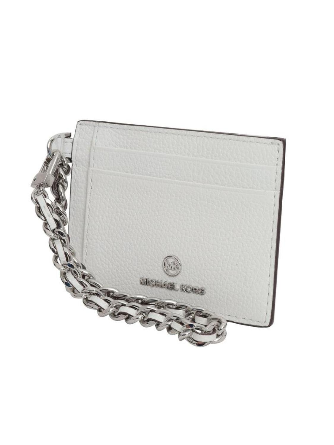 Michael Michael Kors Logo Plaque Chained Small Cardholder