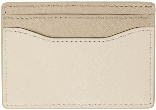 Beige 'The J Marc' Card Holder