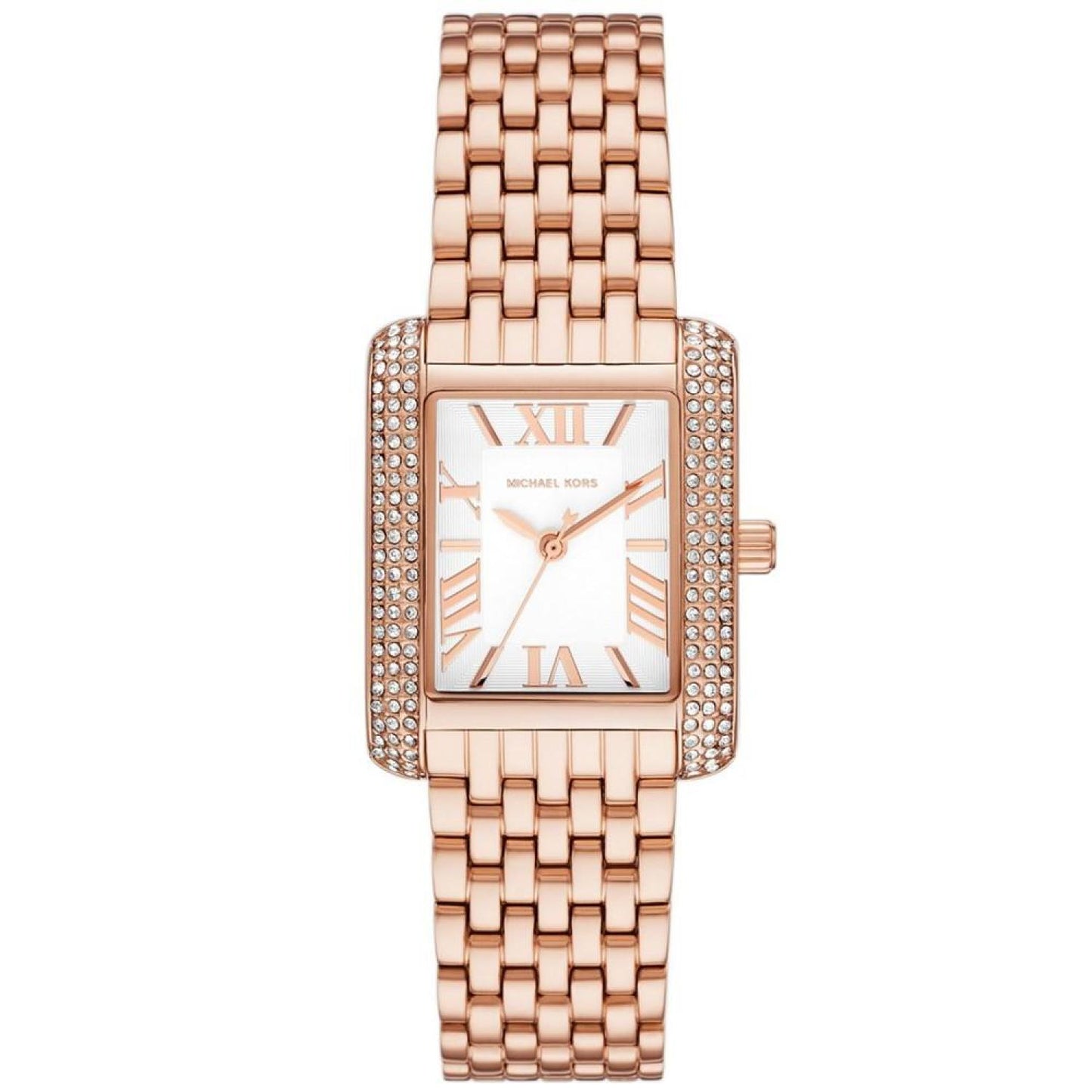 Women's Emery Three-Hand Rose Gold-Tone Stainless Steel Watch 33 x 27mm