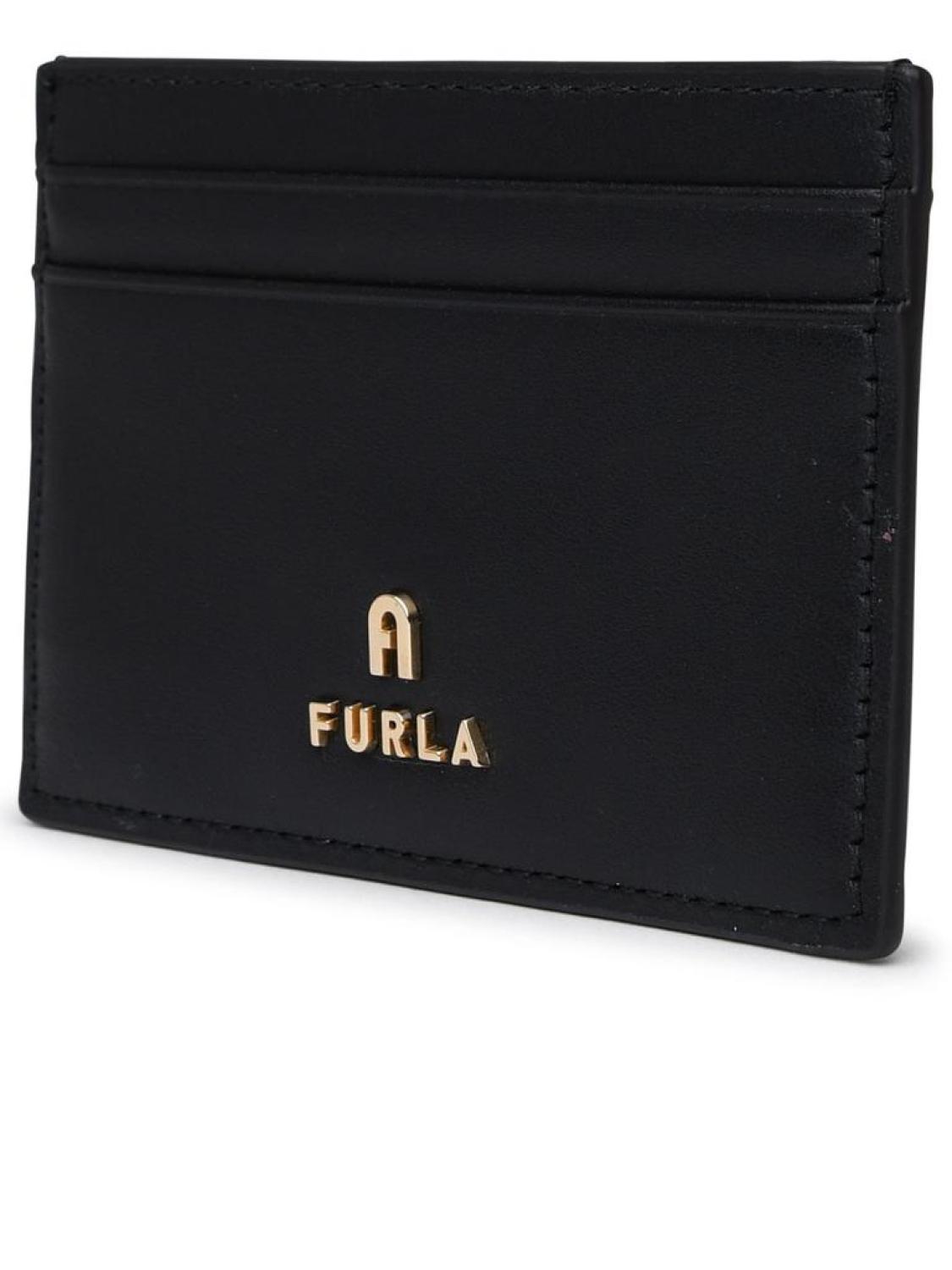 Furla Logo Plaque Card Holder