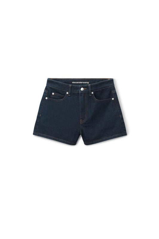Shorty High-rise Short In Denim