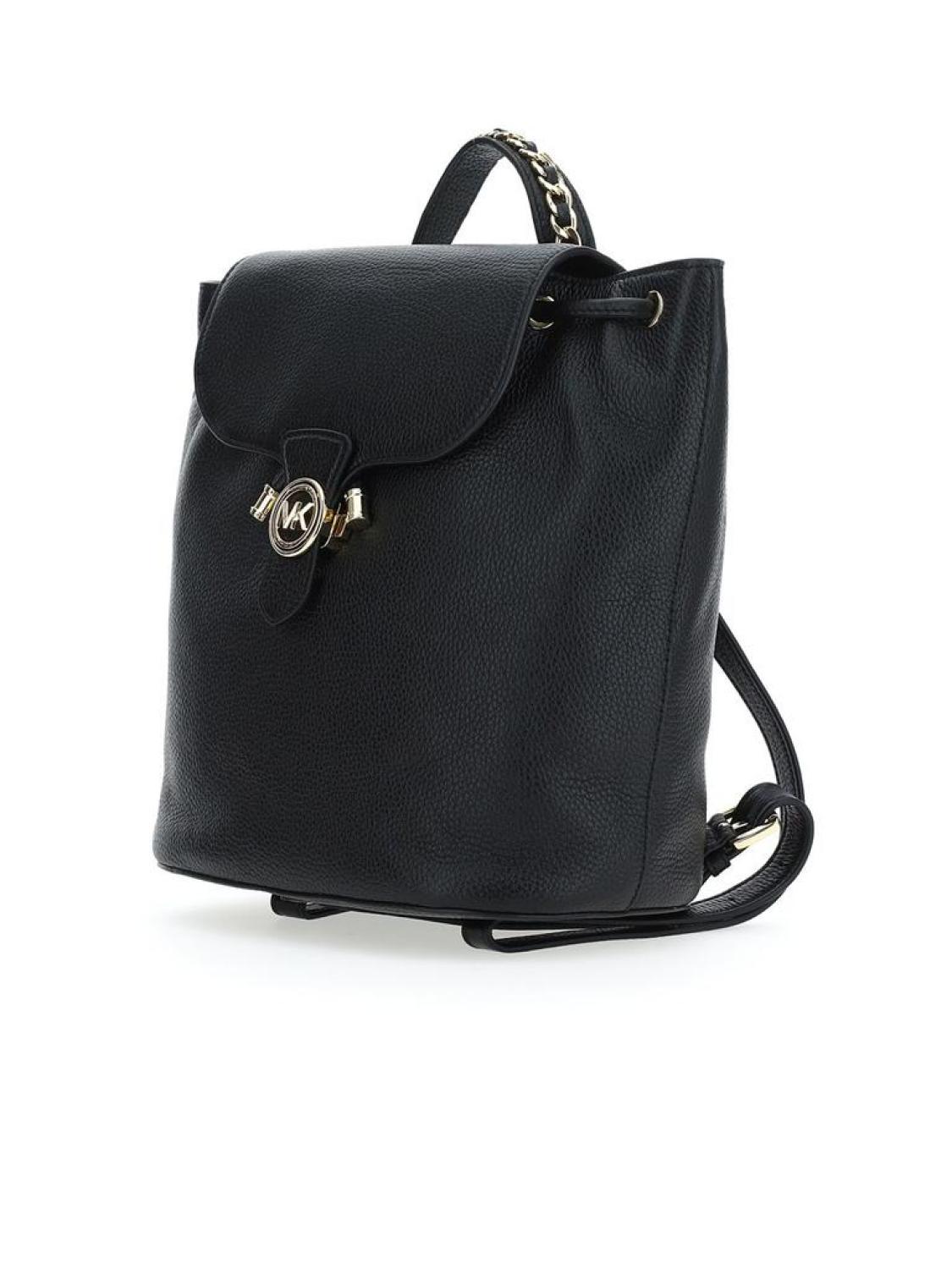 Michael Michael Kors Logo Plaque Drawstring Backpack