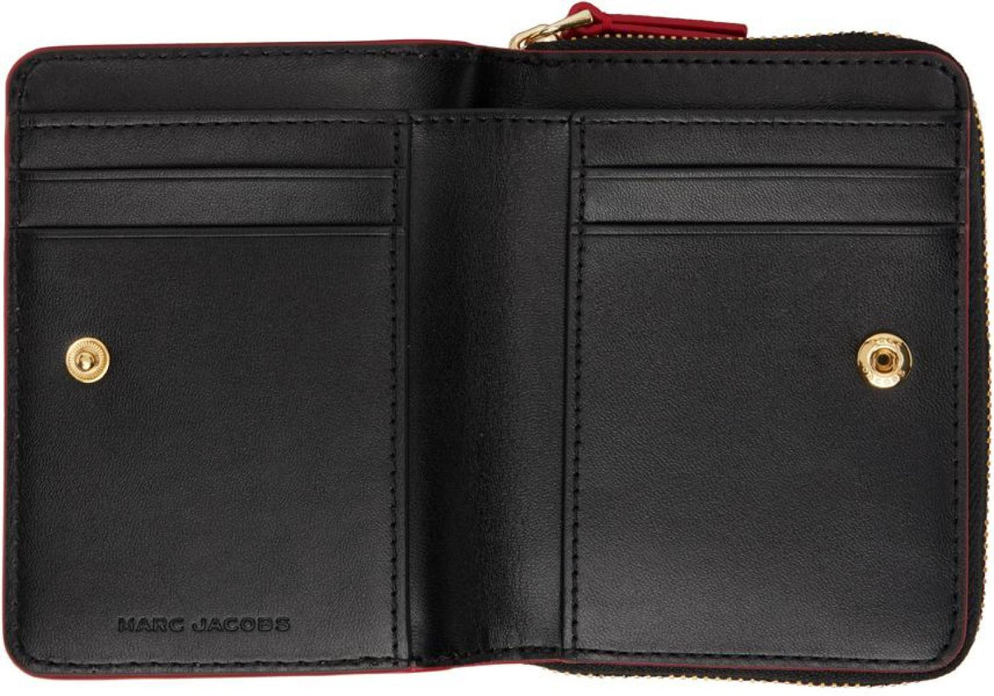Red 'The Leather Mini Compact' Wallet