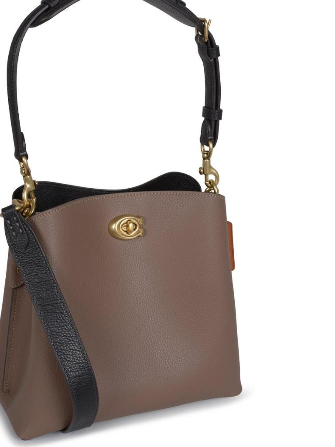 Coach Willow Logo Plaque Tote Bag