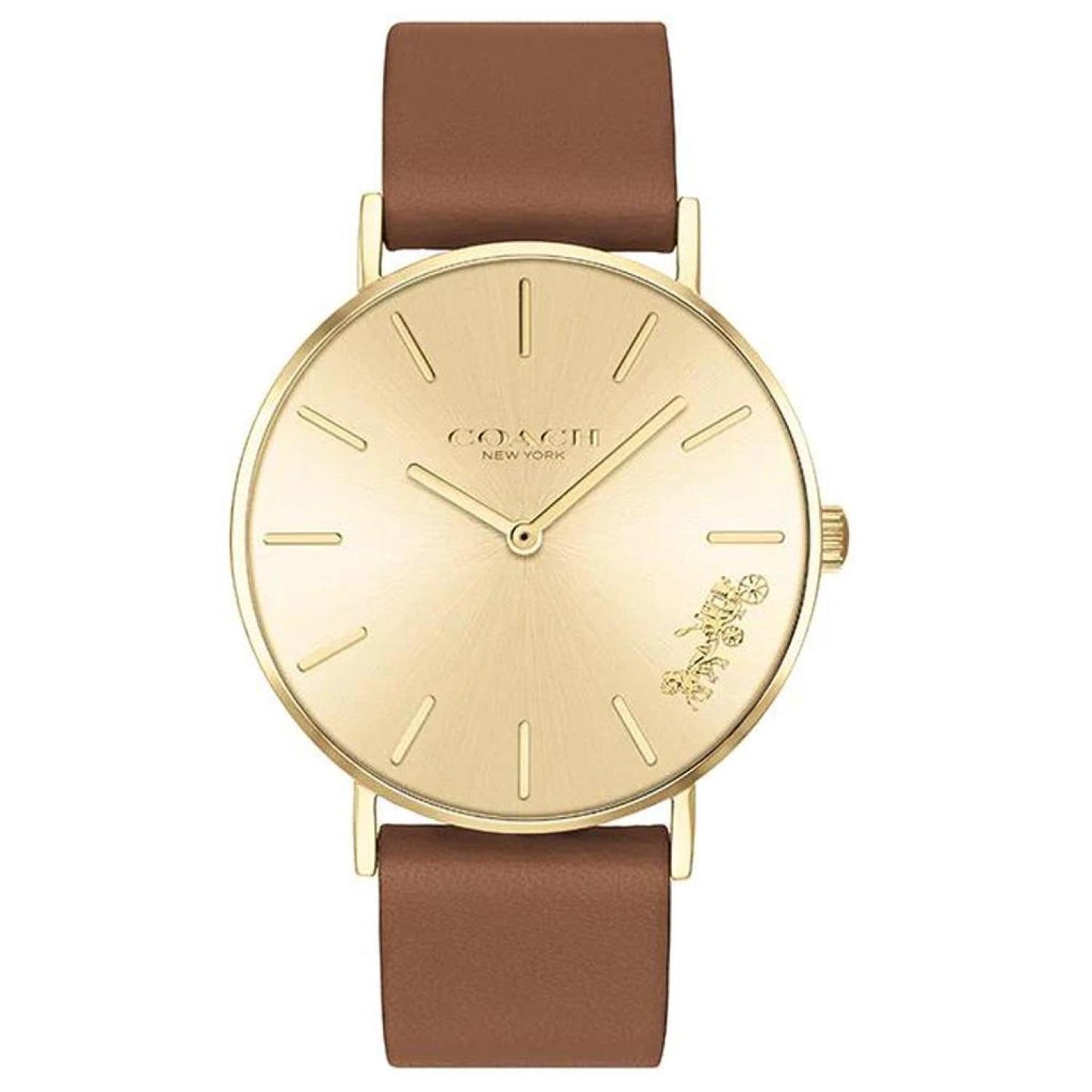 Coach Women's Perry Gold Dial Watch