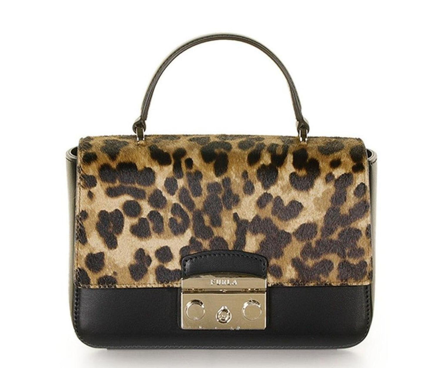 Furla Leopard Printed Mini Handbag