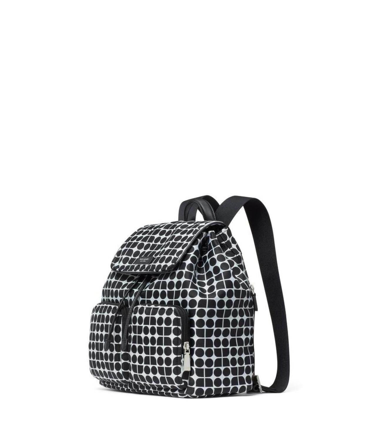 Noel Printed Fabric Backpack