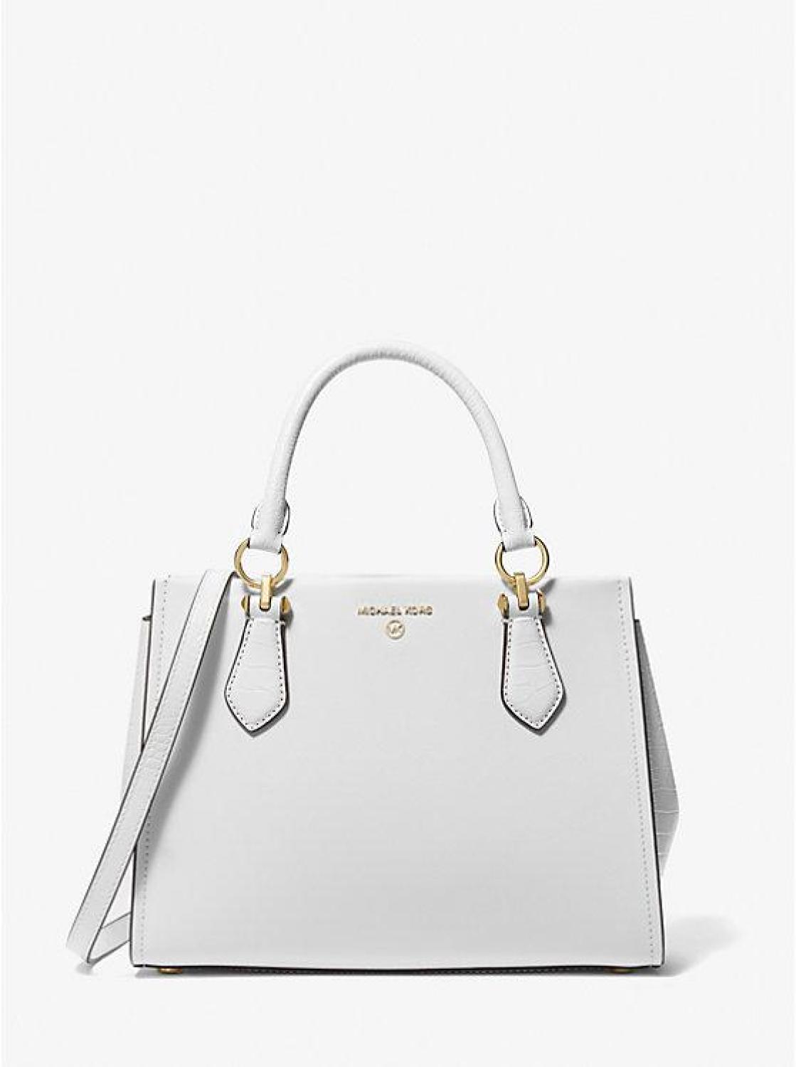 Marilyn Medium Saffiano Leather Satchel