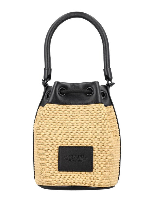 Marc Jacobs Logo Embroidered Drawstring Bucket Bag