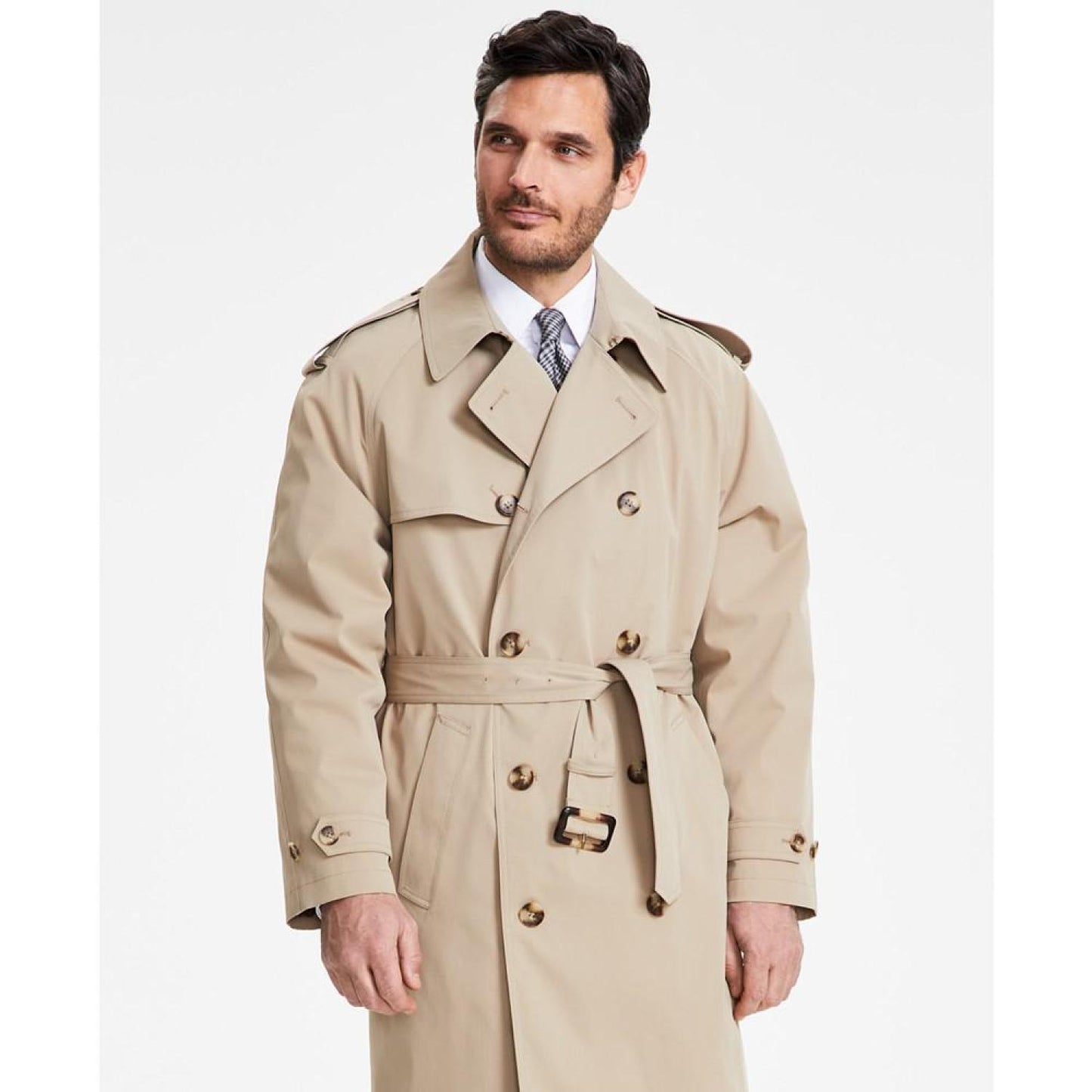 Men's Classic-Fit Trench Coat