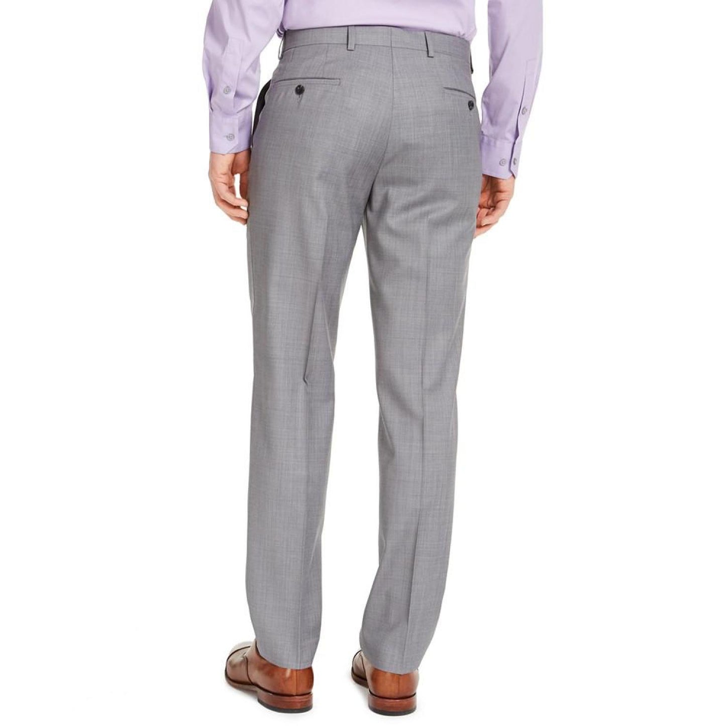 Men's Modern-Fit Airsoft Stretch Suit Pants