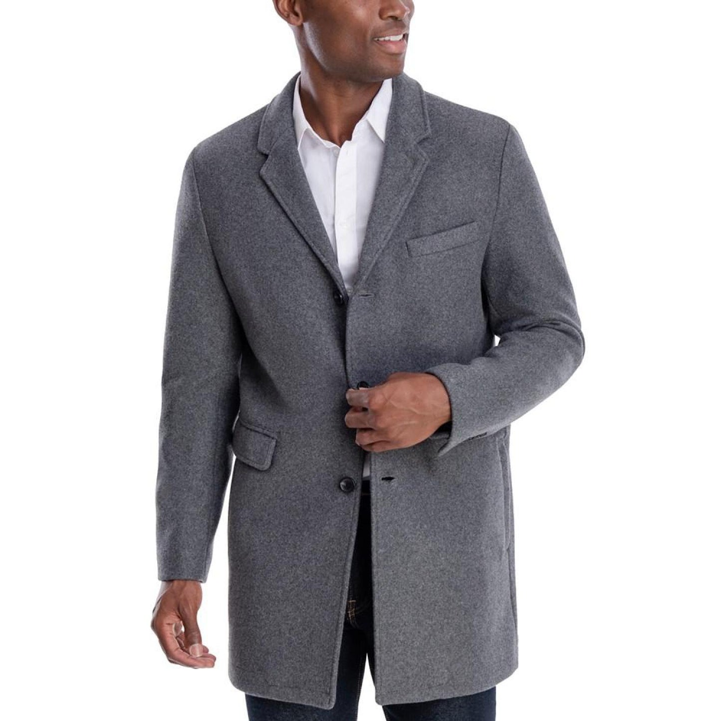 Men's Ghent Slim-Fit Overcoat